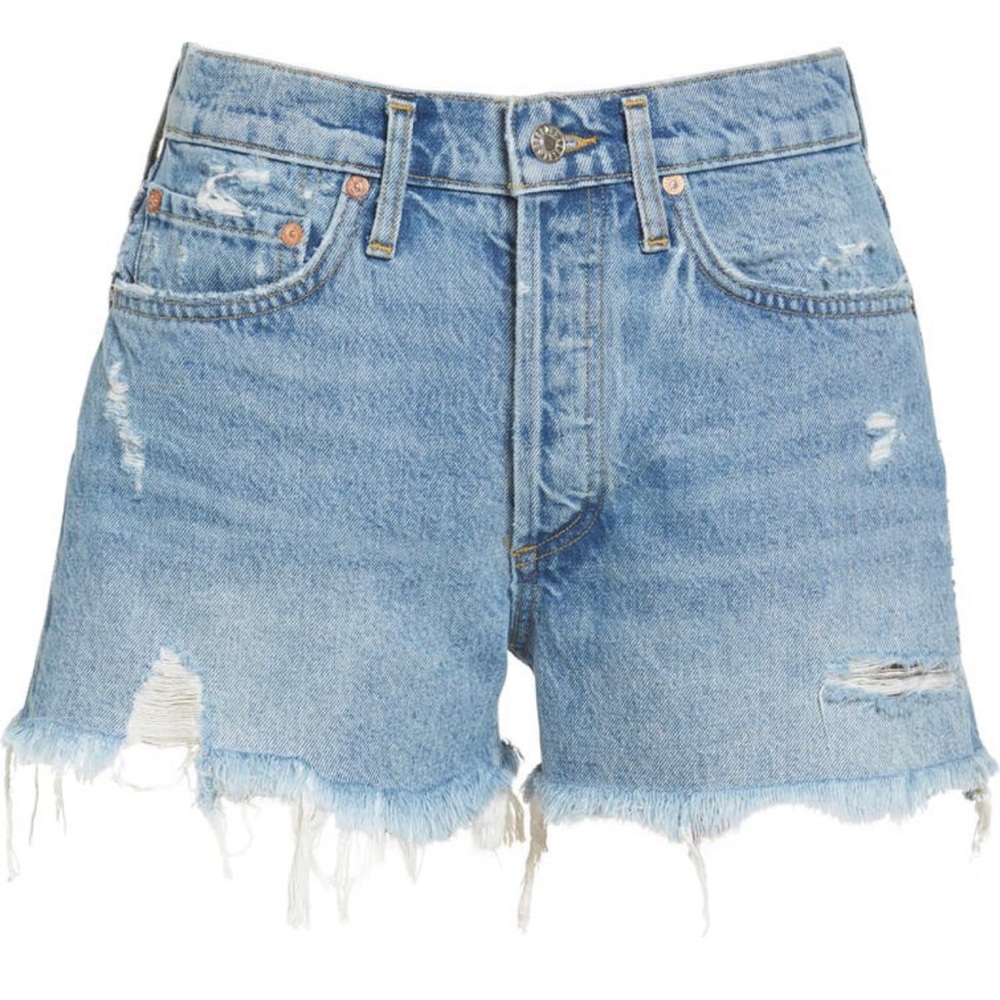Agolde Parker Cutoff Shorts in Swapmeet